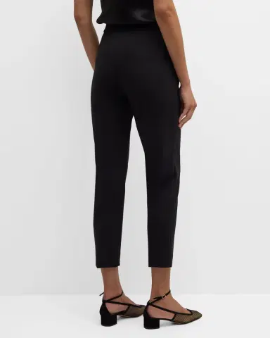 Max Mara Pegno Jersey Straight-Leg Ankle Pants | Thumbnail 3
