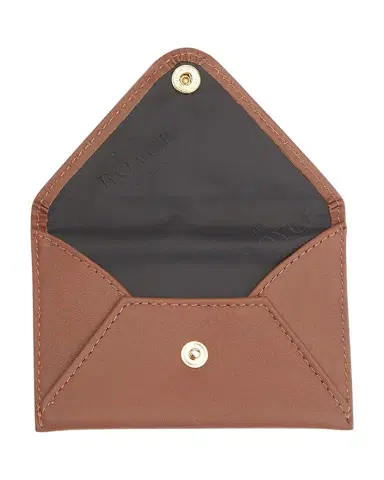 ROYCE New York Monogrammed Leather Envelope Style Card Holder, Personalized | Thumbnail 1