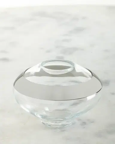 Georg Jensen Duo Round Glass Vase - Small | Thumbnail 1