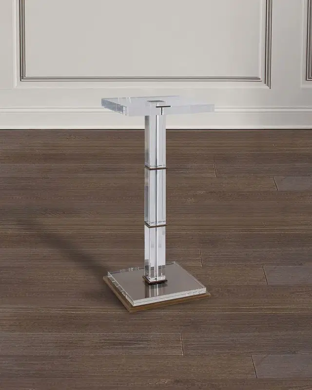 Port 68 Blake Brass & Crystal Accent Table