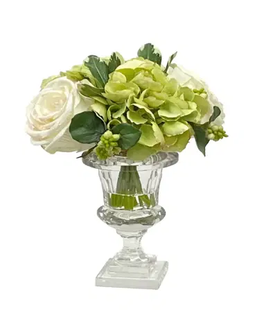 Winward Home Rose Hydrangea Arrangement in Custom Vase | Thumbnail 2