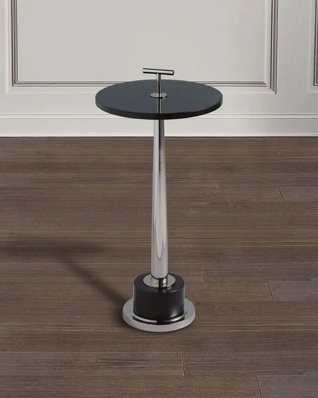 Port 68 Toronto Nickel Accent Table