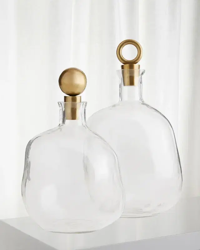 Arteriors Frances Decanters, Set of 2