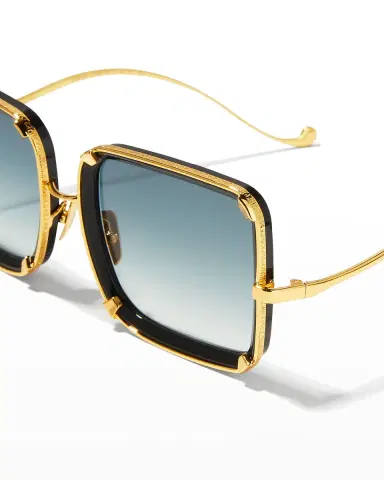 Anna-Karin Karlsson White Moon Square Acetate Sunglasses | Thumbnail 4