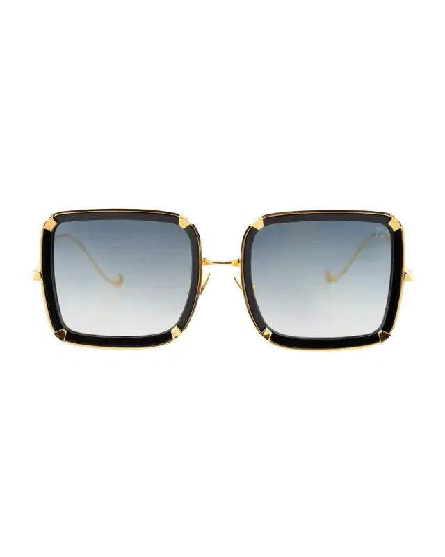 Anna-Karin Karlsson White Moon Square Acetate Sunglasses