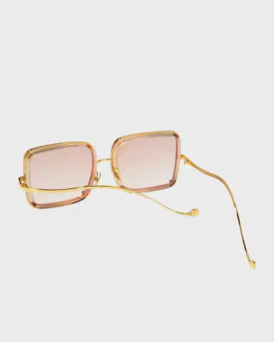 Anna-Karin Karlsson White Moon Square Acetate Sunglasses | Thumbnail 2 Anna-Karin Karlsson White Moon Square Acetate Sunglasses | Thumbnail 2