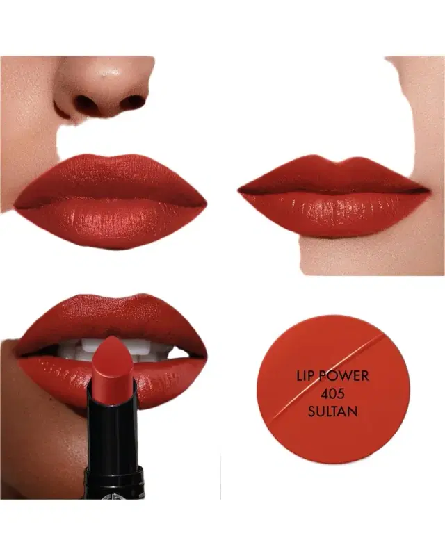 ARMANI beauty Lip Power Satin Long Lasting Lipstick