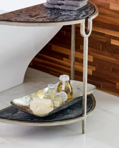 William D Scott for Global Views Hammered Oval Bowl | Thumbnail 2