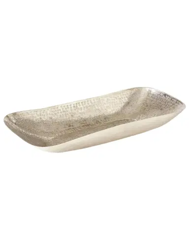 William D Scott for Global Views Hammered Oval Bowl | Thumbnail 1