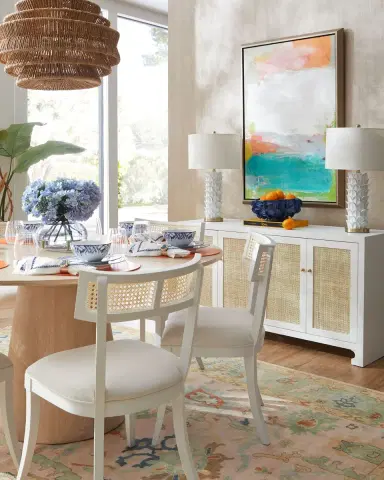 Worlds Away Carolyn Dining Chair | Thumbnail 4