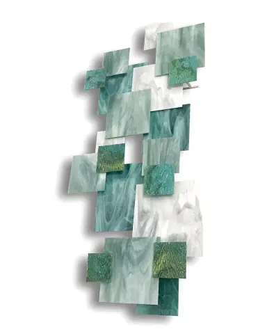 Karo Studios Coral Vertical Glass Wall Sculpture | Thumbnail 3