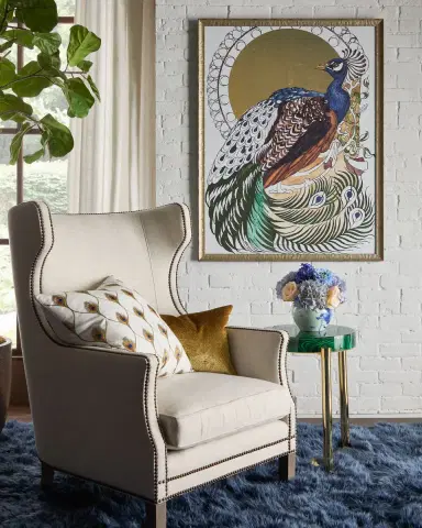Port 68 Malachite Style Gold Accent Table | Thumbnail 5 Port 68 Malachite Style Gold Accent Table | Thumbnail 5