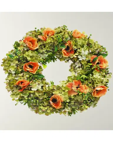 Winward Home Hydrangea & Anemone Wreath | Thumbnail 2