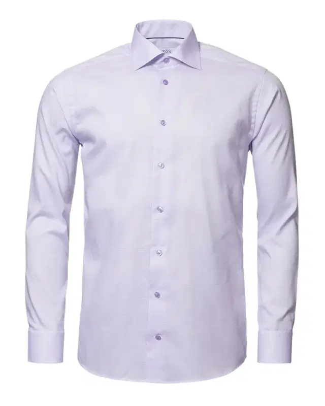 Men 's Textured Solid Slim-Fit Dress Shirt