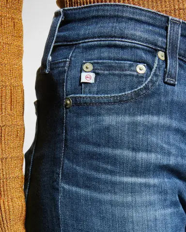 AG Jeans Mari High-Rise Slim Straight Jeans | Thumbnail 5