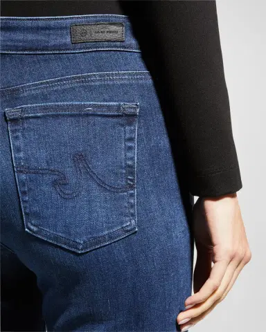 AG Jeans Mari High-Rise Slim Straight Jeans | Thumbnail 7