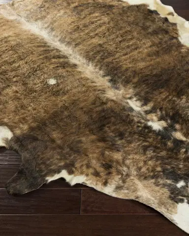 Surya Rugs Shepherd Hair on Hide Rug, 5 ' Square | Thumbnail 2 Surya Rugs Shepherd Hair on Hide Rug, 5 ' Square | Thumbnail 2