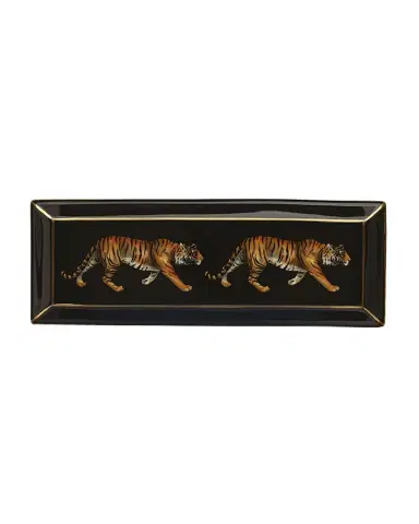 Halcyon Days Twin Tiger Rectangular Tray | Thumbnail 1