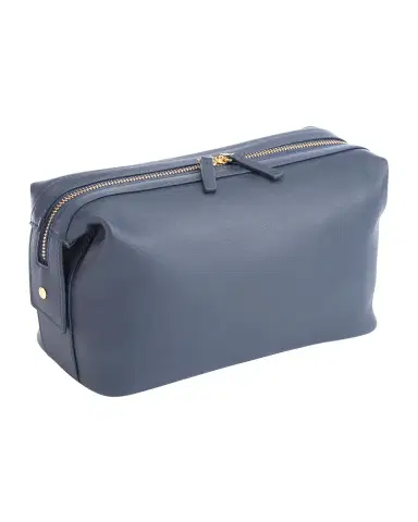 ROYCE New York Monogrammed Large Leather Toiletry Bag, Personalized | Thumbnail 2
