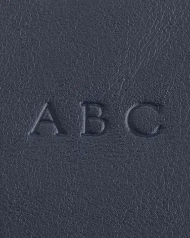 ROYCE New York Monogrammed Large Leather Toiletry Bag, Personalized | Thumbnail 4