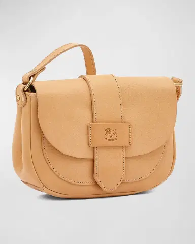 Il Bisonte Alloro Saddle Vachetta Leather Crossbody Bag | Thumbnail 4 Il Bisonte Alloro Saddle Vachetta Leather Crossbody Bag | Thumbnail 4