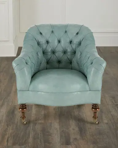 Old Hickory Tannery Sutton Tufted Leather Chair | Thumbnail 1 Old Hickory Tannery Sutton Tufted Leather Chair | Thumbnail 1