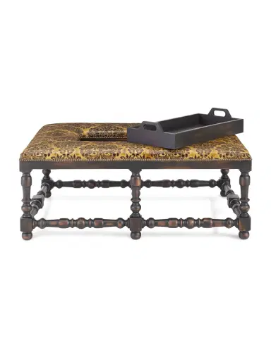 Old Hickory Tannery Calabrese Ottoman | Thumbnail 2