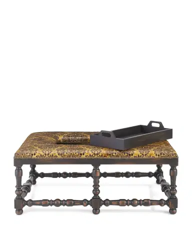 Old Hickory Tannery Calabrese Ottoman | Thumbnail 3