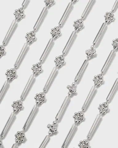 Platinum Born Falling Star Necklace | Thumbnail 2