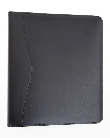 ROYCE New York Personalized Leather 2" Ring Binder | Thumbnail 3