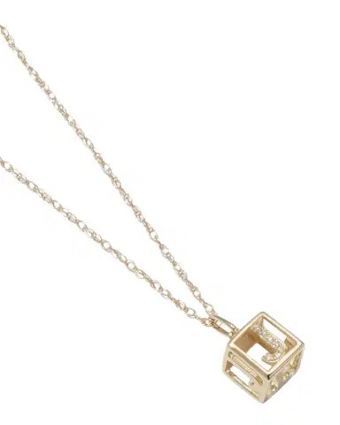 STONE AND STRAND Diamond Baby Block Necklace | Thumbnail 1