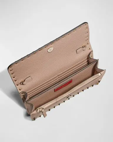Valentino Garavani Rockstud Pouch Leather Shoulder Bag | Thumbnail 9