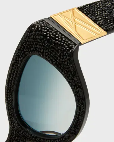 Anna-Karin Karlsson Lucky Goes to Vegas Crystals & Acetate Cat-Eye Sunglasses | Thumbnail 4