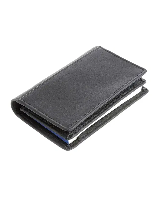 ROYCE New York Personalized Leather Notepad Organizer Wallet