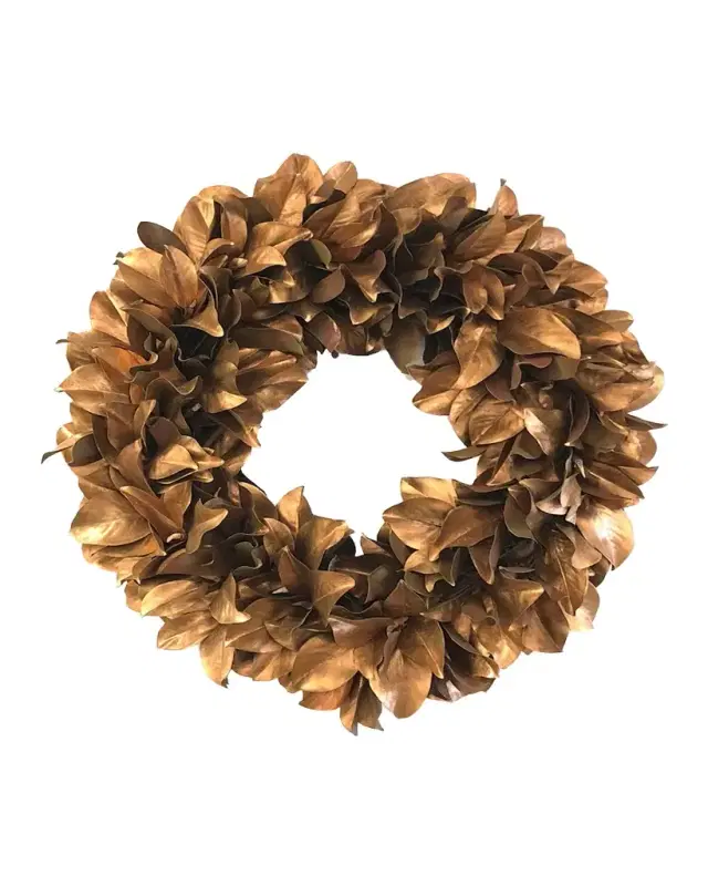 Jim Marvin Golden Magnolia Wreath