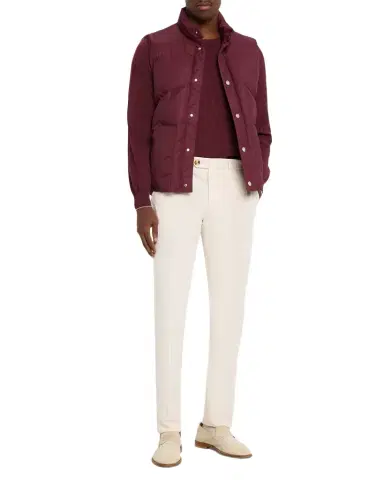 Brunello Cucinelli Men's American Pima Italian-Fit Chino Trousers | Thumbnail 1