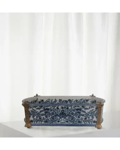 Winward Home Blue and White Planter | Thumbnail 2