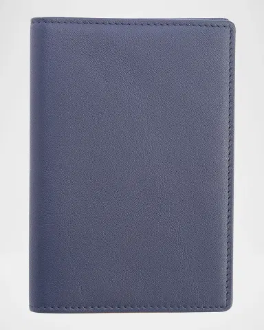 Royce New York Personalized Leather RFID-Blocking Passport Wallet with Vaccine Card Pocket | Thumbnail 4 Royce New York Personalized Leather RFID-Blocking Passport Wallet with Vaccine Card Pocket | Thumbnail 4