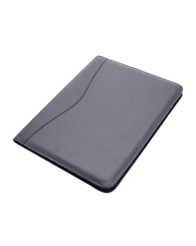 ROYCE New York Personalized Suede Lined Leather Writing Portfolio