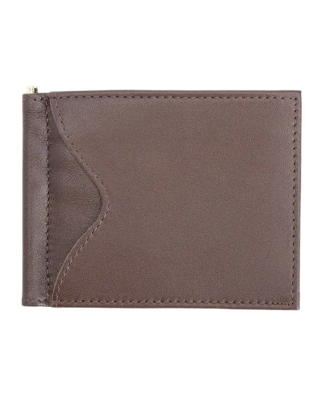 ROYCE New York Personalized RFID-Blocking Leather Money Clip