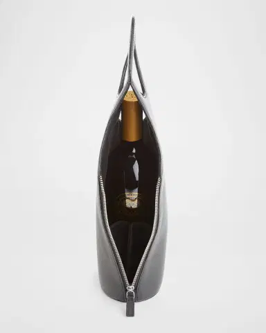 Royce New York Monogrammed Leather Wine Champagne Bottle Carrying Case, Personalized | Thumbnail 4 Royce New York Monogrammed Leather Wine Champagne Bottle Carrying Case, Personalized | Thumbnail 4
