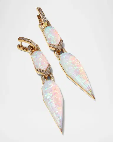 Stephen Webster Multi-Way Earrings with White Opalescent Clear Quartz | Thumbnail 2