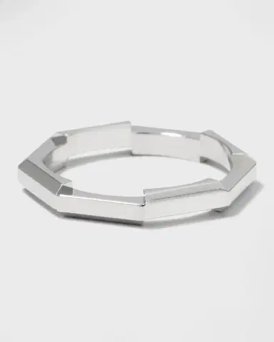 Gucci Link to Love Ring in White Gold, Size 6.5 and 7.25 | Thumbnail 4