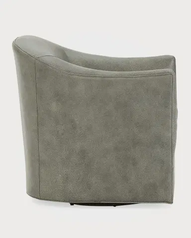 Hooker Furniture Gideon Leather Swivel Club Chair | Thumbnail 3 Hooker Furniture Gideon Leather Swivel Club Chair | Thumbnail 3