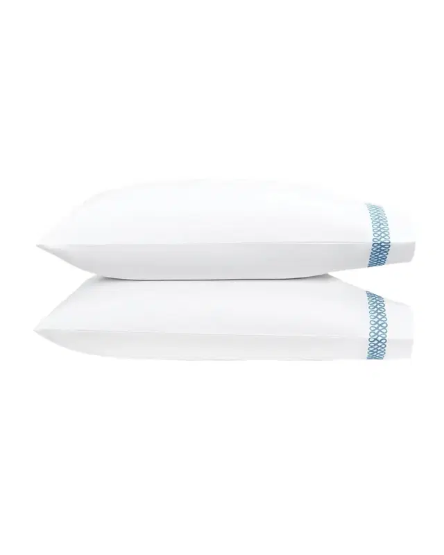 Matouk Schumacher Astor Braid Pillowcases, Pair, Standard