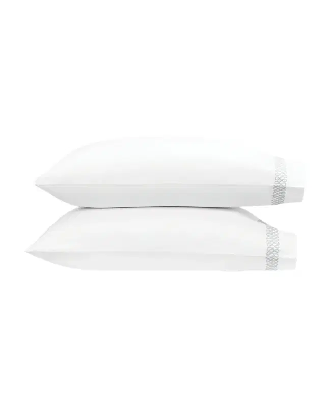 Matouk Schumacher Astor Braid Pillowcases, Pair, Standard
