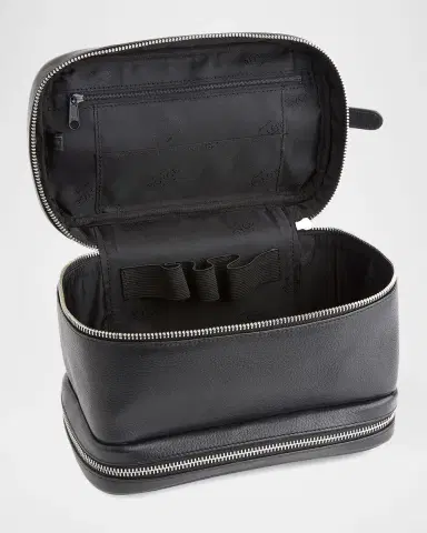Royce New York Personalized Leather Makeup Bag Train Case | Thumbnail 2 Royce New York Personalized Leather Makeup Bag Train Case | Thumbnail 2