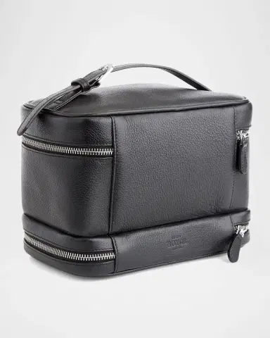 Royce New York Personalized Leather Makeup Bag Train Case | Thumbnail 3 Royce New York Personalized Leather Makeup Bag Train Case | Thumbnail 3