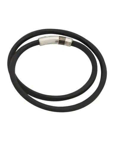 Tateossian Men 's Double-Wrap Rubber Bracelet | Thumbnail 1