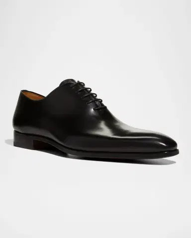 Magnanni Men's Cruz Square-Toe Leather Oxfords | Thumbnail 2